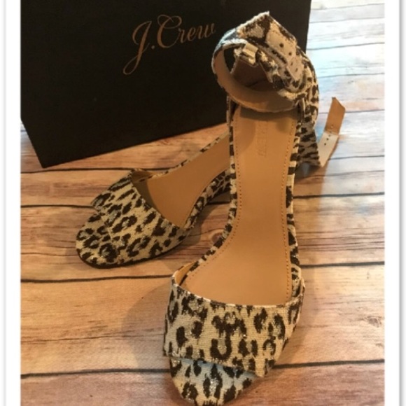 J. Crew Shoes - J. Crew Leopard Wedges